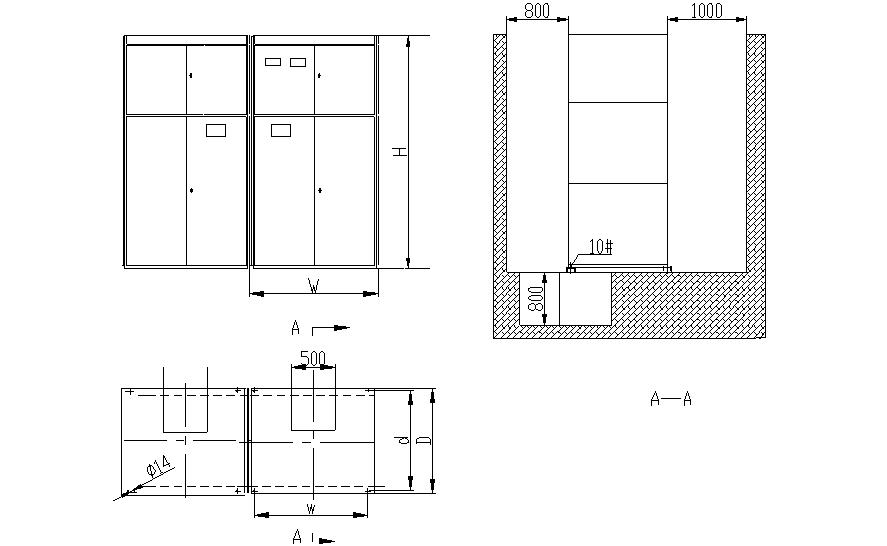 MVP 系列靜止式變負(fù)載進相器安裝基礎(chǔ)圖